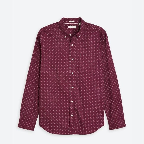 HAWKER RYE
Elemental Long Sleeve Oxford Shirt Burgundy XL Stitch Fix Nwt - Picture 5 of 8